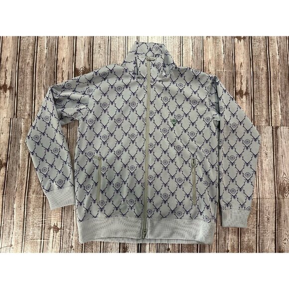 South2 West8 S2W8 Felpa Poly Jaquard KP892 Jacket sz S NWT $349 Made In Japan - Picture 2 of 7